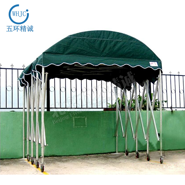 whjc371 大排檔燒烤小吃遮陽推拉蓬